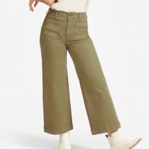 Everlane Wide Leg High Rise Patch Pocket